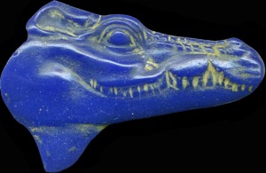 Einlage eines Krokodilkopfes Glas © Walters Art Museum, Baltimore